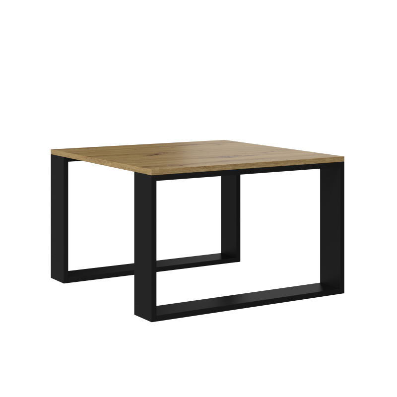 ALADA - Table basse carrée industriel