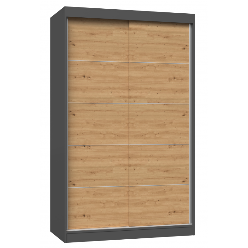 PAOLO - Armoire à deux portes coulissante