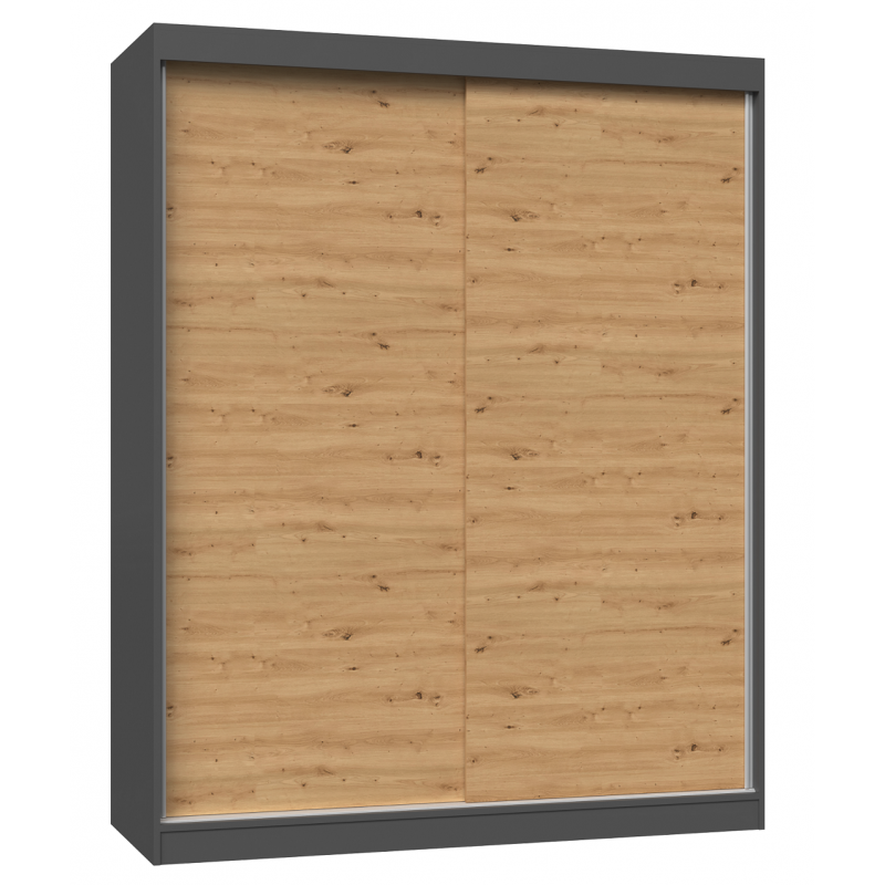 PAOLO - Armoire à deux portes coulissante