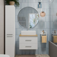NEL 60 - meuble de salle de bain 2 tiroirs 60cm