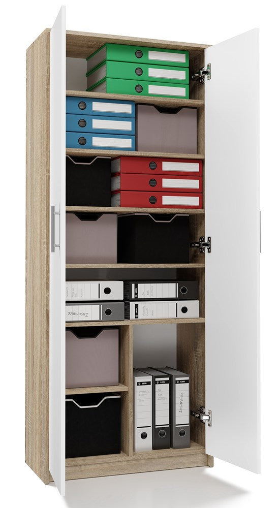 OLIV 2D - Armoire 8 étagères