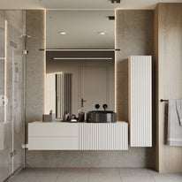 TIGO - meuble de salle de bain 2 tiroirs sans vasque