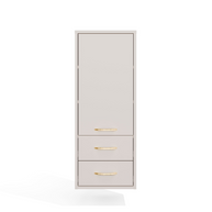 NINA W1D2S - Meuble de salle de bain 3 étagères & 2 tiroirs