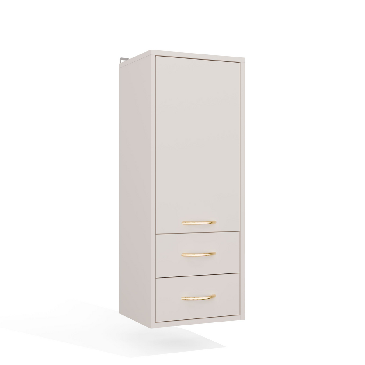 NINA W1D2S - Meuble de salle de bain 3 étagères & 2 tiroirs