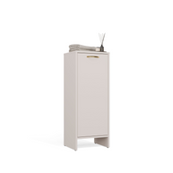 NINA 1K - Armoire de salle de bain avec panier à linge