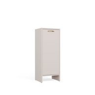 NINA 1K - Armoire de salle de bain avec panier à linge