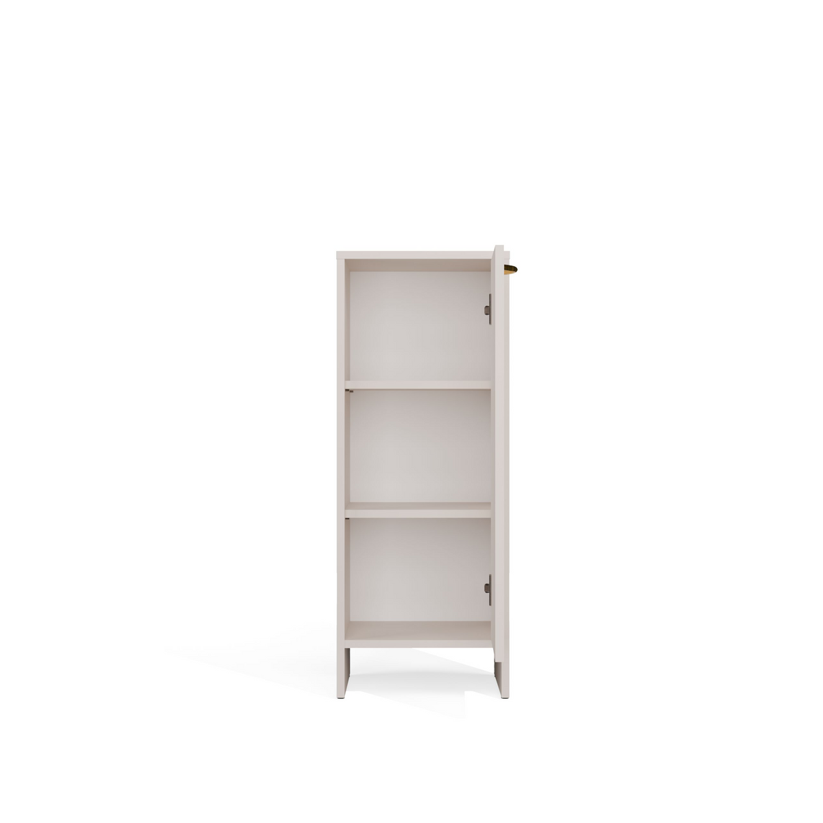 NINA 1D - Armoire de salle de bain 3 tablettes et 1 porte