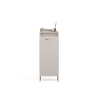 NINA 1K - Armoire de salle de bain avec panier à linge