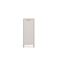 NINA 1K - Armoire de salle de bain avec panier à linge