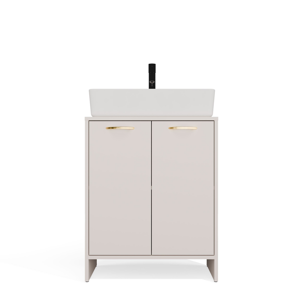 NINA 2DUM - Meuble de salle de bain sous lavabo 2 portes