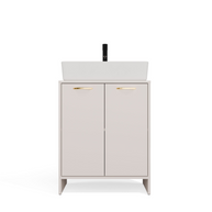 NINA 2DUM - Meuble de salle de bain sous lavabo 2 portes