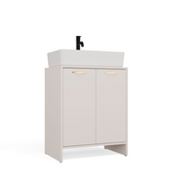 NINA 2DUM - Meuble de salle de bain sous lavabo 2 portes