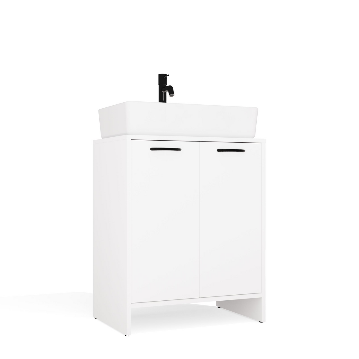 NINA 2DUM - Meuble de salle de bain sous lavabo 2 portes