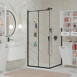 NINA 1D - Meuble de salle de bain 3 étagères
