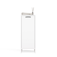 NINA 1K - Armoire de salle de bain avec panier à linge