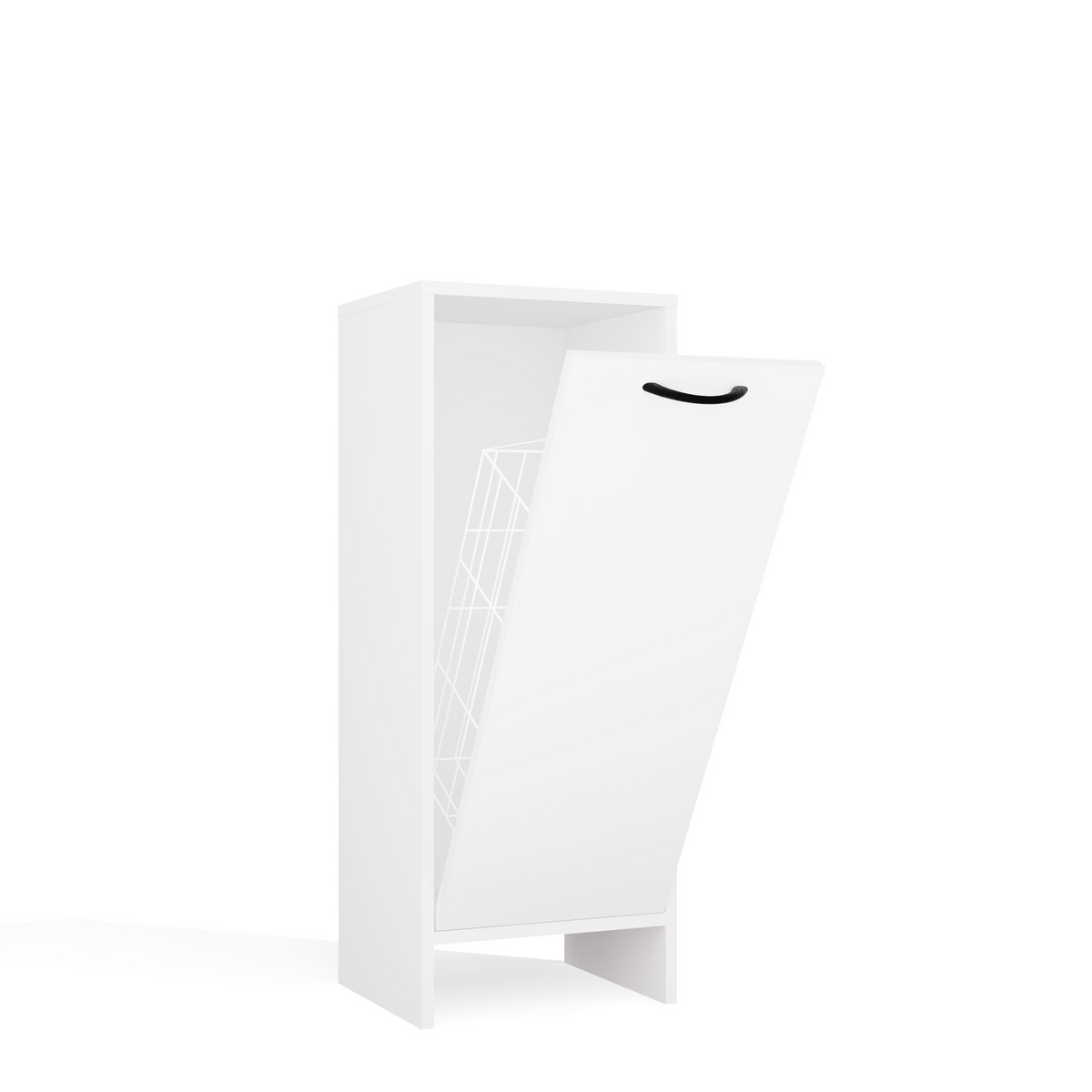 NINA 1K - Armoire de salle de bain avec panier à linge