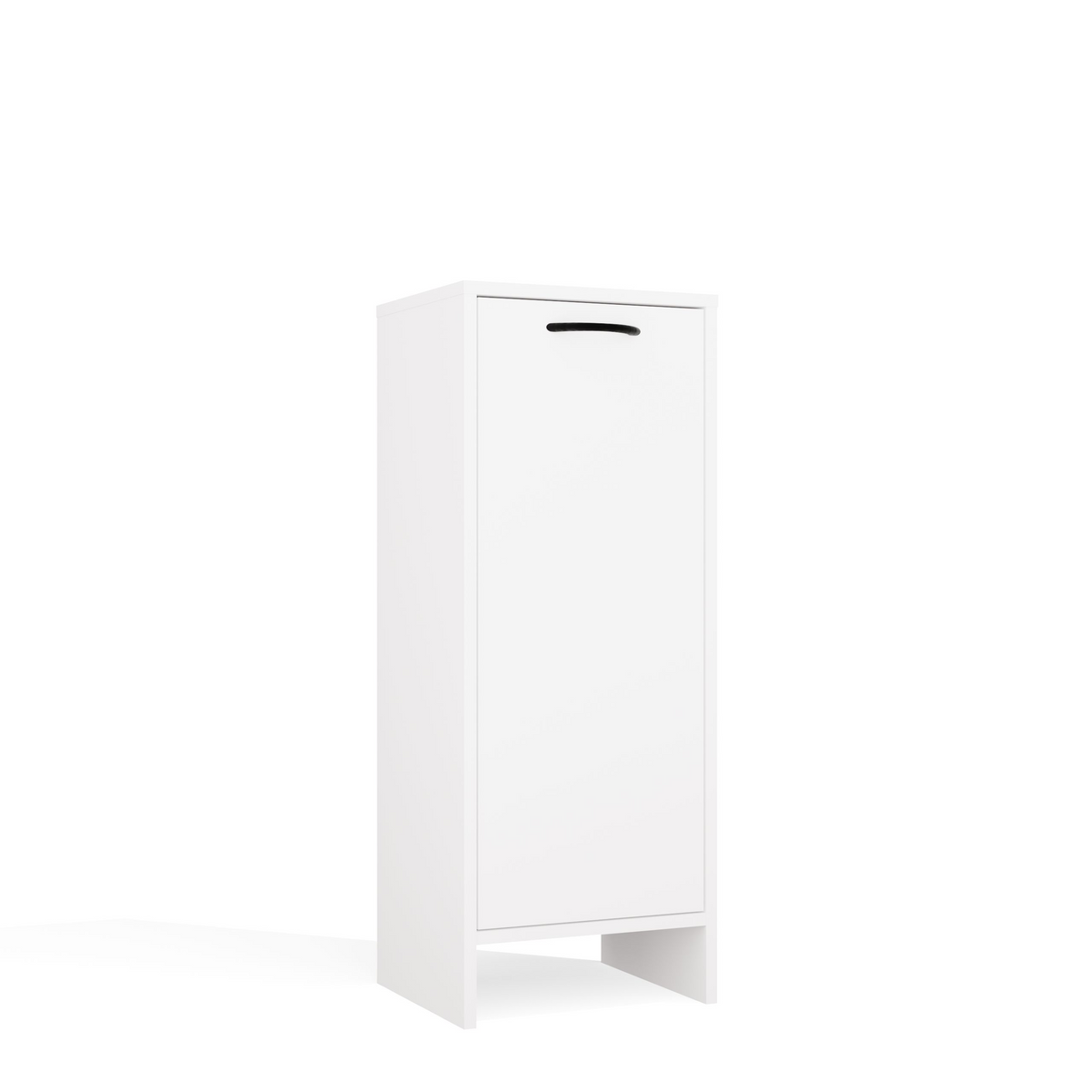 NINA 1K - Armoire de salle de bain avec panier à linge