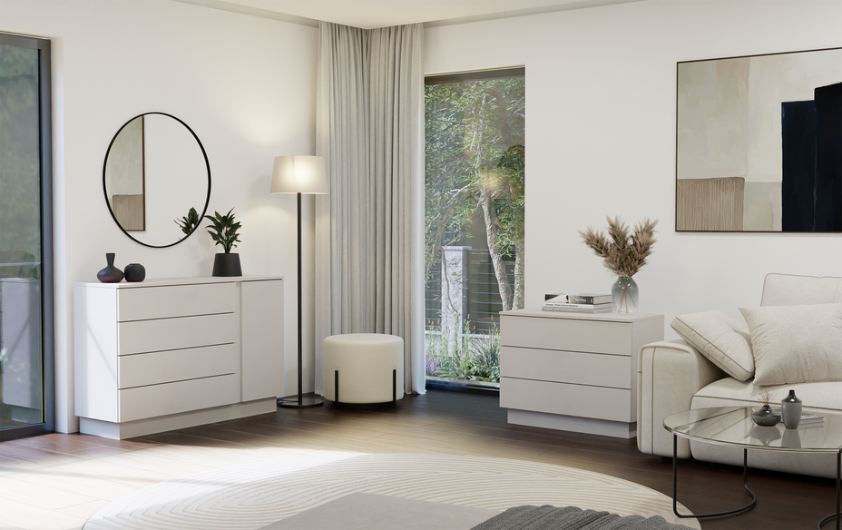 AMBER 1D4S - Commode 1 porte & 4 tiroirs