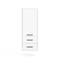 NINA W1D2S - Meuble de salle de bain 3 étagères & 2 tiroirs