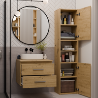 NEL 60 - meuble de salle de bain 2 tiroirs 60cm
