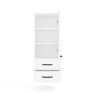 NINA W1D2S - Meuble de salle de bain 3 étagères & 2 tiroirs