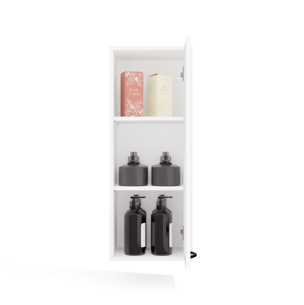 NINA 1D - Meuble de salle de bain 3 étagères