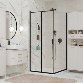 NINA 1D - Meuble de salle de bain 3 étagères