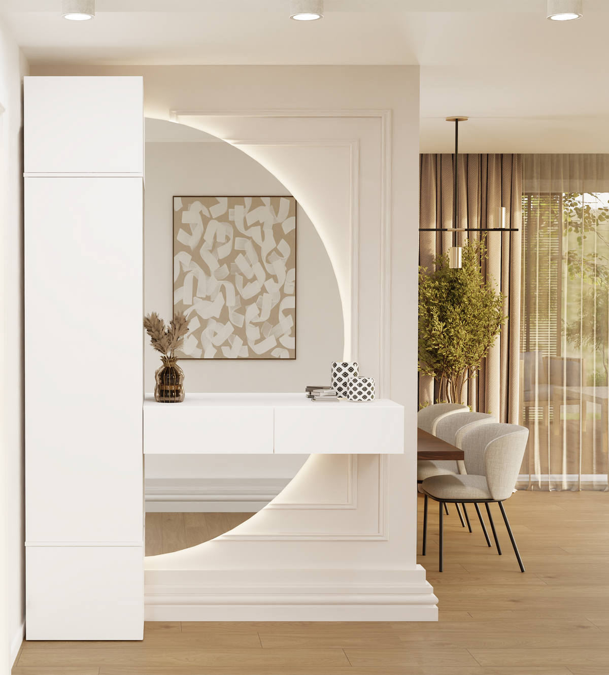 HAGA 1 SZ - Armoire d'entrée ou couloir à 3 portes
