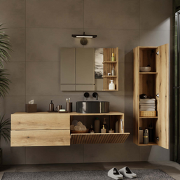 TIGO - meuble de salle de bain 2 tiroirs sans vasque