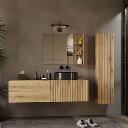 TIGO - meuble de salle de bain 2 tiroirs sans vasque
