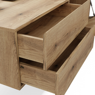 TIGO - meuble de salle de bain 2 tiroirs sans vasque
