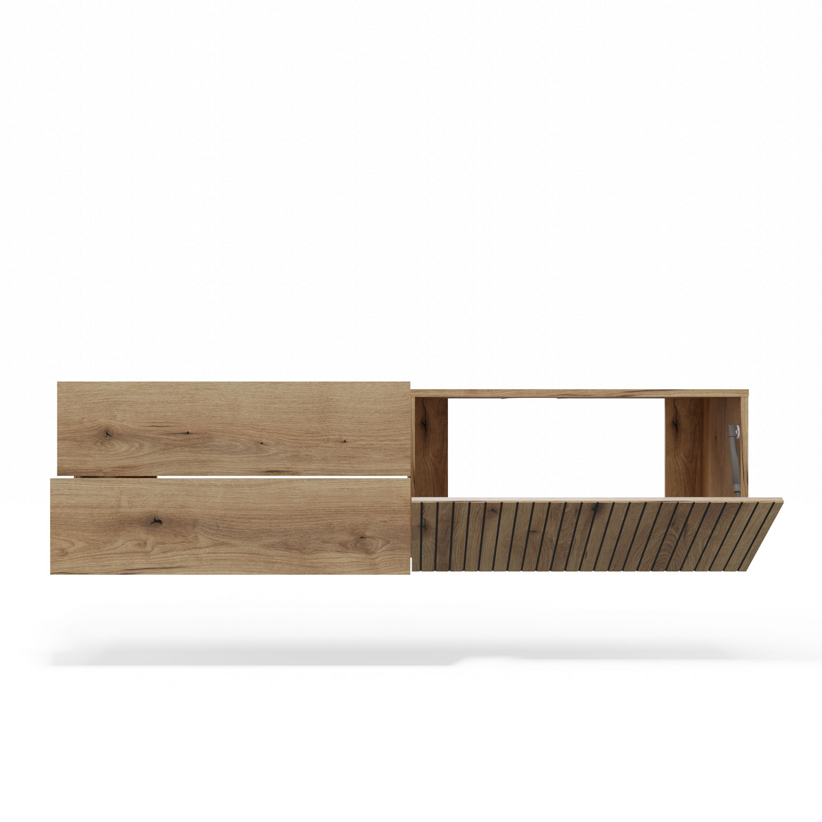 TIGO - meuble de salle de bain 2 tiroirs sans vasque