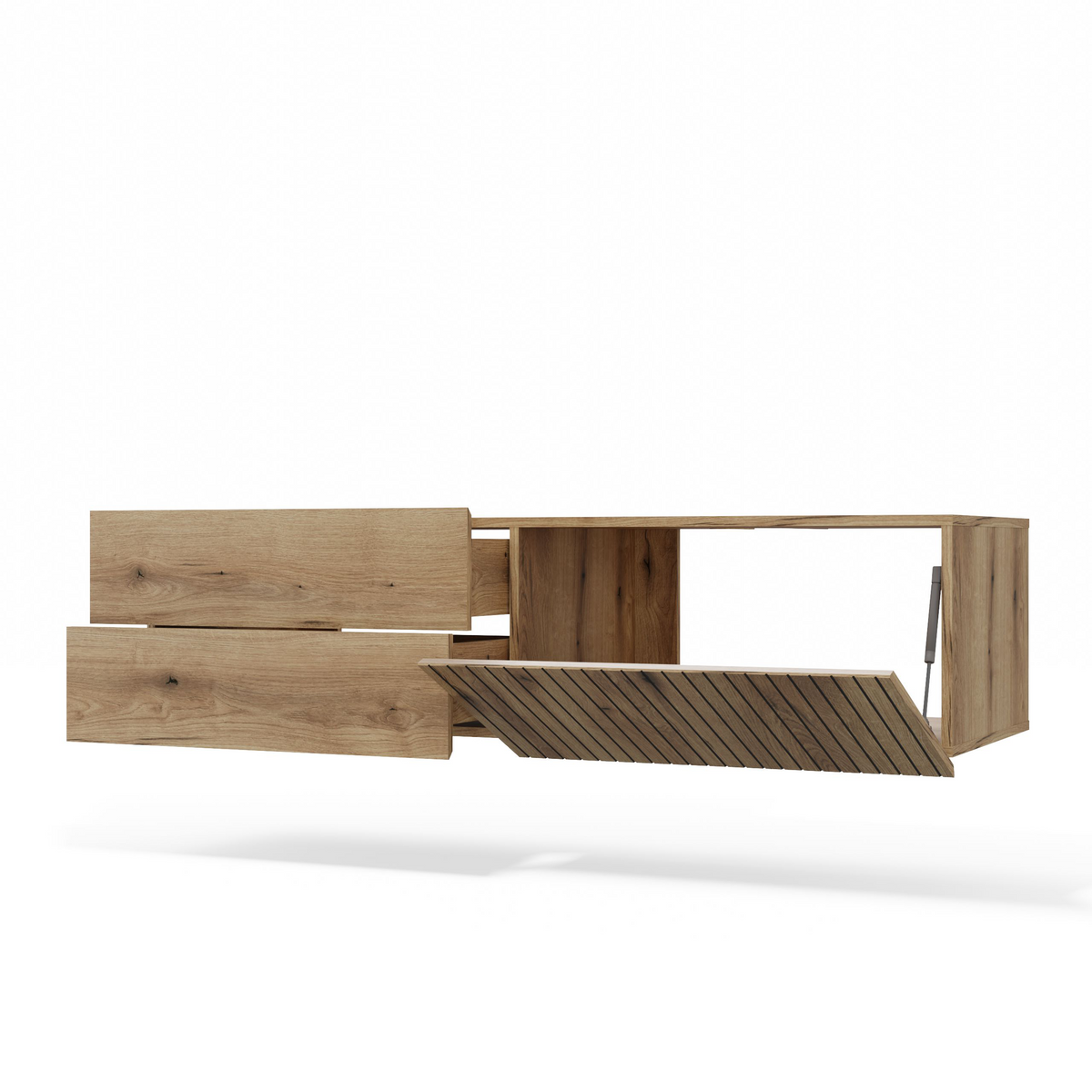 TIGO - meuble de salle de bain 2 tiroirs sans vasque
