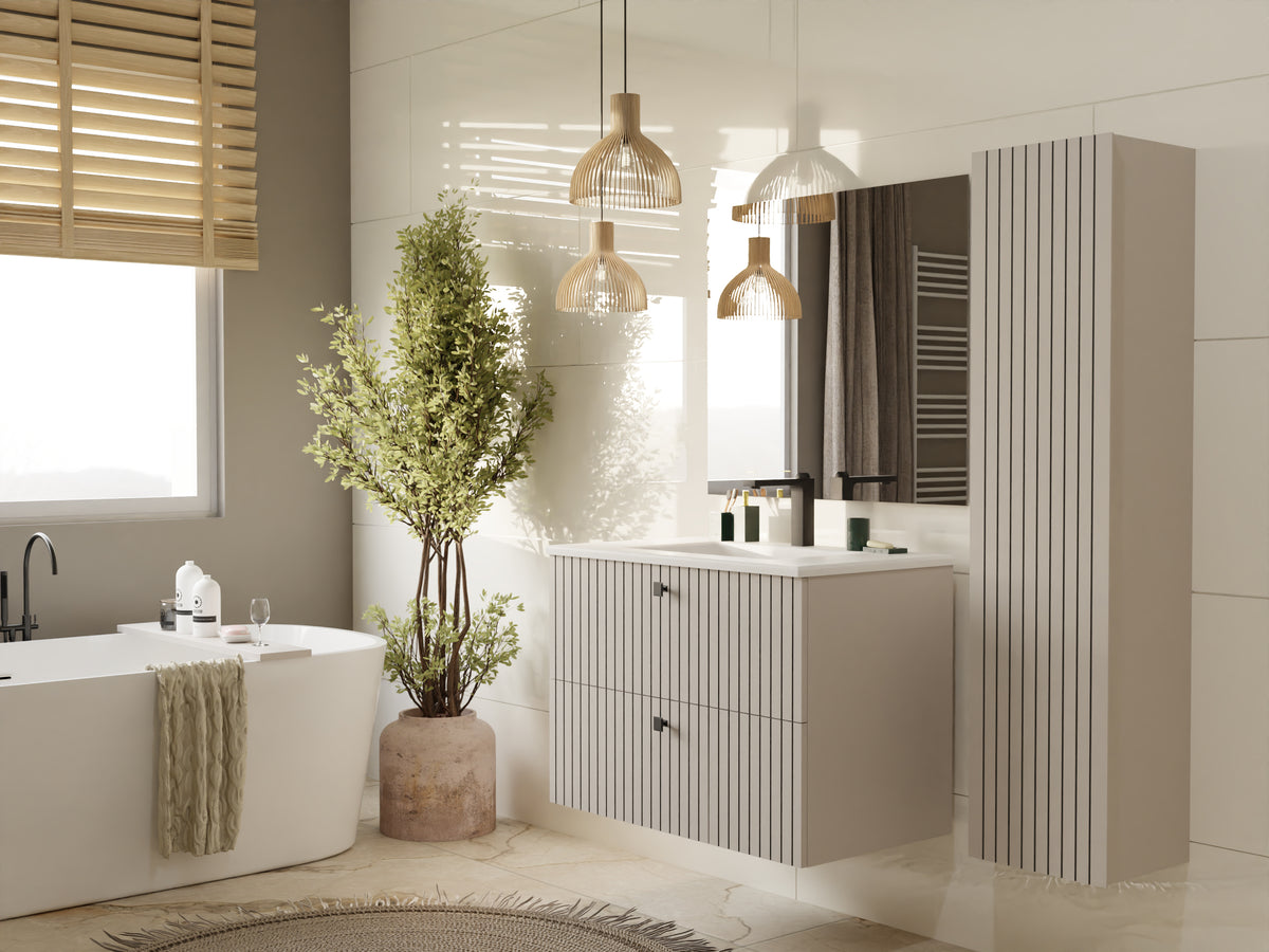 TIGO - Meuble sous lavabo 2 tiroirs