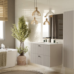 TIGO - Meuble sous lavabo 2 tiroirs