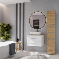 NEL 60 - meuble de salle de bain 2 tiroirs 60cm