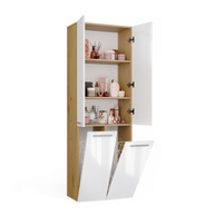 NEL 2K DD - Armoire de salle de bain 2 paniers à linge