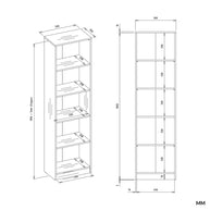 ONYX R50 - Bibliothèque style scandinave