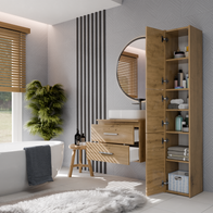 NEL 60 - meuble de salle de bain 2 tiroirs 60cm