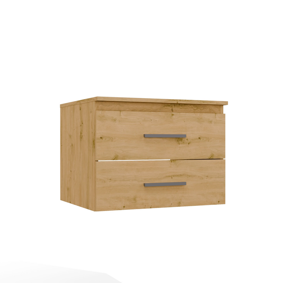 NEL 60 - meuble de salle de bain 2 tiroirs 60cm