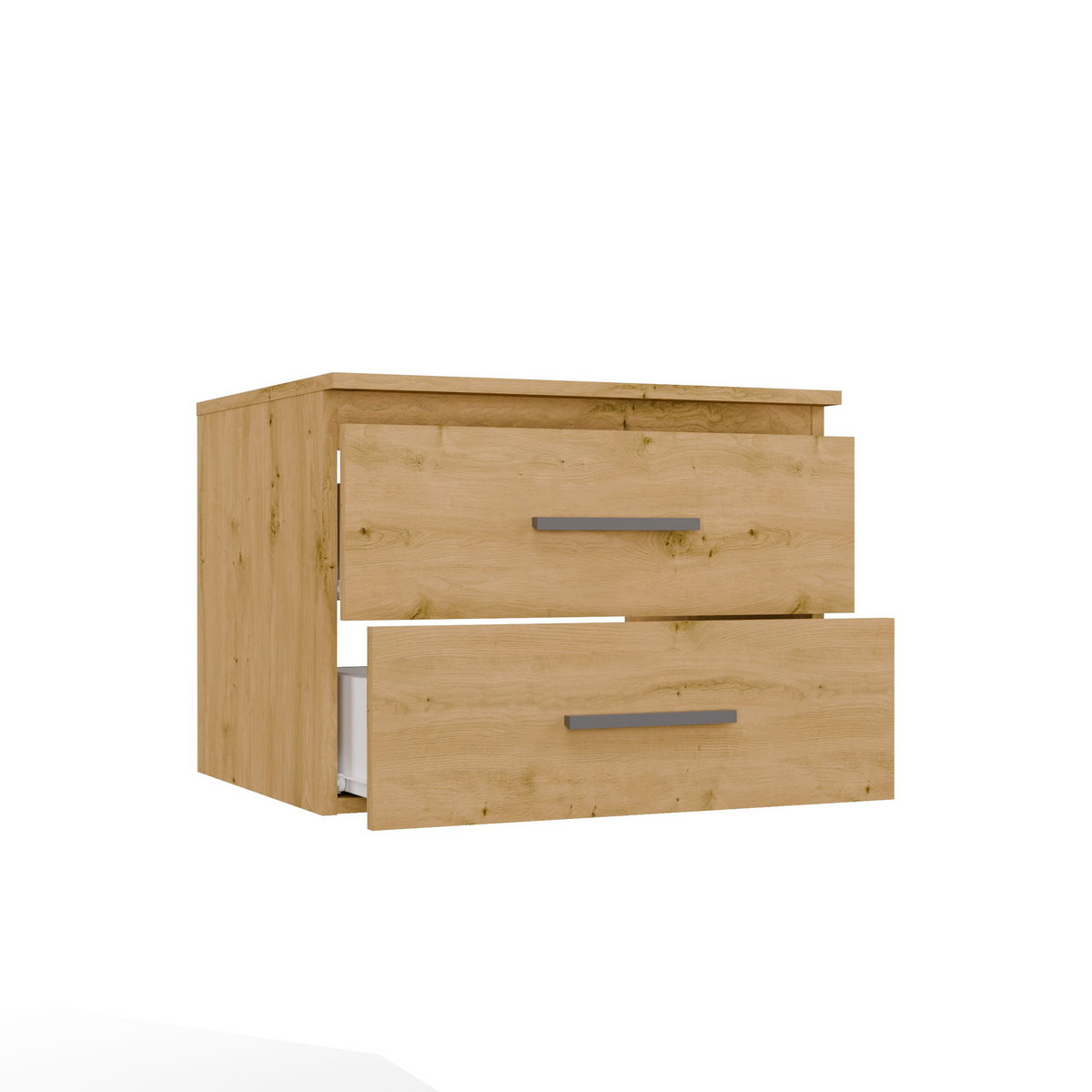 NEL 60 - meuble de salle de bain 2 tiroirs 60cm