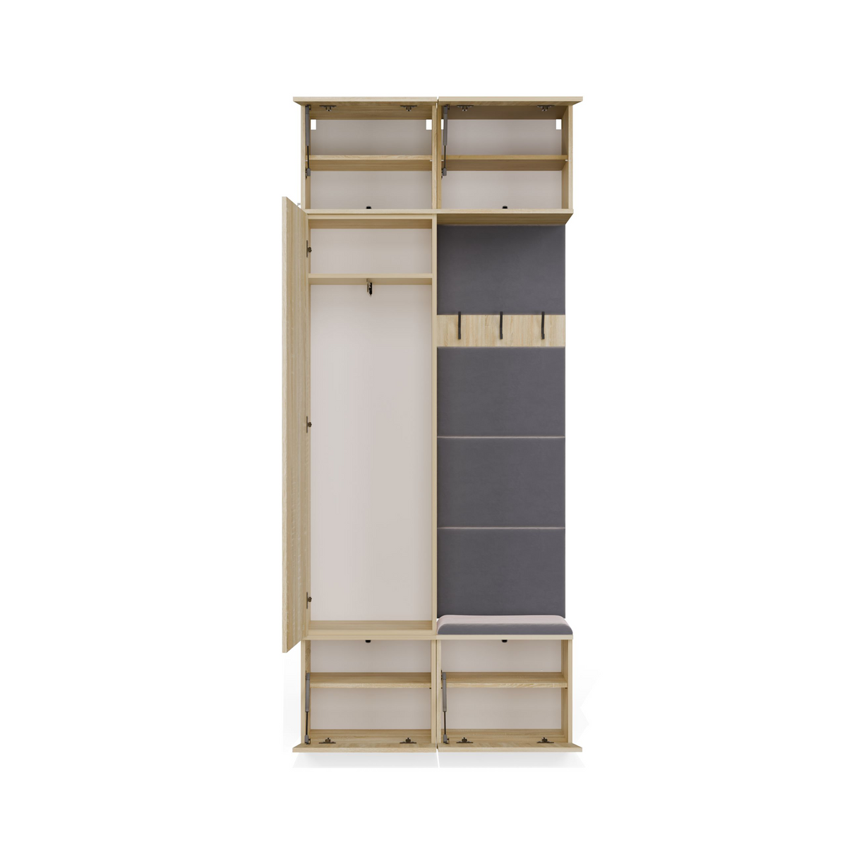 HAGA II 1SZ1W - Armoire avec cintre et siège