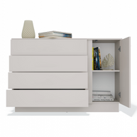 AMBER 1D4S - Commode 1 porte & 4 tiroirs