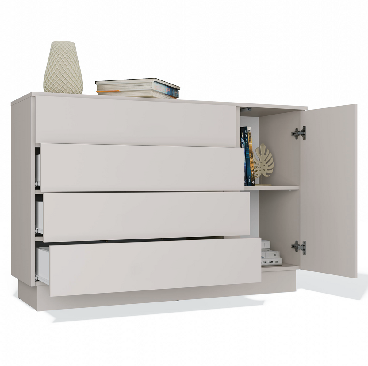 AMBER 1D4S - Commode 1 porte & 4 tiroirs