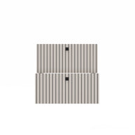 TIGO - meuble de salle de bain 2 tiroirs avec vasque