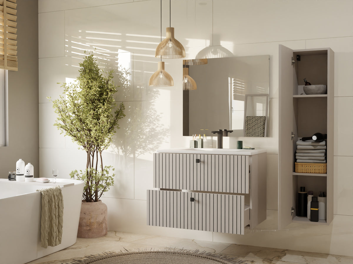 TIGO - Meuble sous lavabo 2 tiroirs