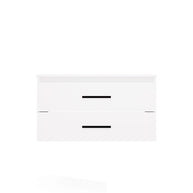 NEL - meuble de salle de bain 2 tiroirs 80cm