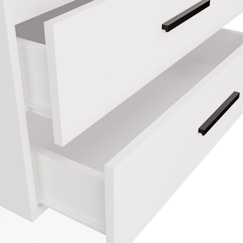 NEL - meuble de salle de bain 2 tiroirs 80cm