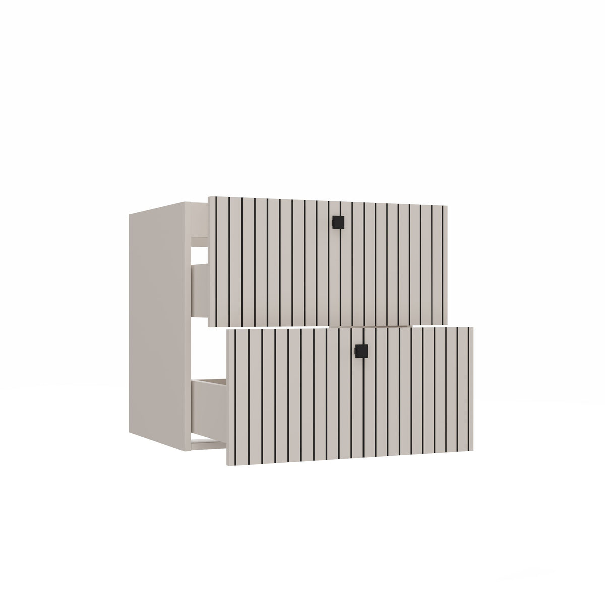 TIGO - meuble de salle de bain 2 tiroirs avec vasque