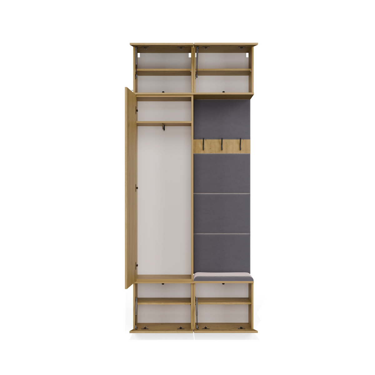 HAGA II 1SZ1W - Armoire avec cintre et siège